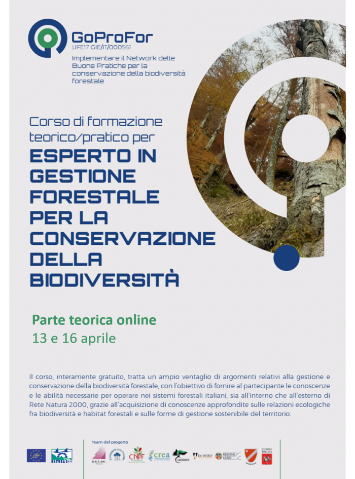 ATTENZIONE CAMBIO DATE- SARDEGNA- LIVELLO 1 Corso di formazione teorico/pratico per ESPERTO IN GESTIONE FORESTALE PER LA CONSERVAZIONE DELLA BIODIVERSITA'